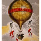 LACHAMBRE hot air balloon VINTAGE poster 20x30 classic TRAVEL hot