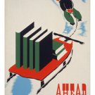 JANUARY a year of good reading VINTAGE BOOK POSTER 20x30 prized new SPORTS JANUARY a year of good reading VINTAGE BOOK POSTER 20x30 prized new SPORTS