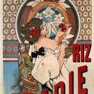 abadie cigarette paper VINTAGE ad poster - HENRI GRAY FRANCE 1898 20x30 hot