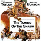 THE TAMING of the SHREW movie poster TAYLOR & BURTON SHAKESPEARE wit 20x30 THE TAMING of the SHREW movie poster TAYLOR & BURTON SHAKESPEARE wit 20x30