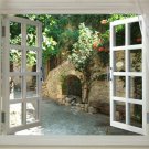 scenic poster WINDOW ONTO PROVENCE 20x30 charming rare picturesque PRIZED