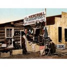 A PIONEER MERCHANT Colorado 1902 POSTER 20x30 Vintage Color Photo RARE