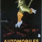 AUTOMOBILES croissant ACHILLE MAUZAN italy 20x30 collectors RARE HILARIOUS