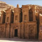 ruins of petra VINTAGE ARCHEOLOGICAL POSTER historic collectors 20x30 RARE