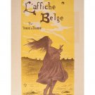 L'AFFICHE BELGE vintage ad poster ALEXANDRE DEMEURE de beaumont UNIQUE 20x30