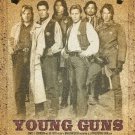 wild west vintage movie poster YOUNG GUNS kiefer SUTHERLAND collectors 20x30