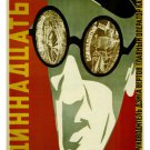 vintage poster FOR THE FILM THE ELEVENTH Stenberg Soviet Union 1928 20x30