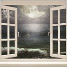 full moon over the ocean WINDOW POSTER spiritual night SYMBOLIC 20x30 new full moon over the ocean WINDOW POSTER spiritual night SYMBOLIC 20x30 new