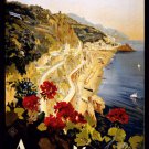 ITALY VINTAGE TRAVEL POSTER Amalfi 1910 - 1920 RARE HOT NEW 20x30-PY1