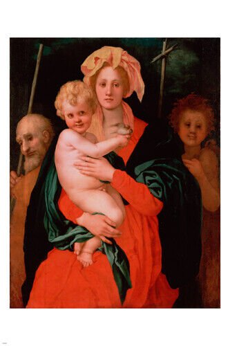 JACOPO DA PONTORMO The Virgin and Child FINE ART POSTER 20x30 Mannerist