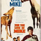 for the love of mike MOVIE POSTER kids animals priest ENDEARING 20x30 gem