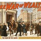 The War of Wealth by C.T. Dazey Broadway Poster 20x30 THE RUN ON BANK prized