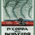 IV cup of PERUGINA vintage ad poster FEDERICO SENECA Italy 1927 20x30 rare