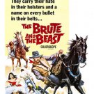 MASSACRE TIME MOVIE POSTER "the brute and the beast" western NERO 20x30