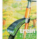 1976 BICYCLE train VINTAGE FOREIGN AD POSTER  marci brussels 20x30 SPORTY