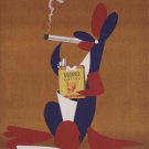 Cigarette DONALD BRUN Switzerland 1959 VINTAGE ad poster 20x30 RARE NEW