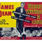 REBEL WITHOUT A CAUSE movie poster JAMES DEAN NATALIE WOOD teen angst 20x30