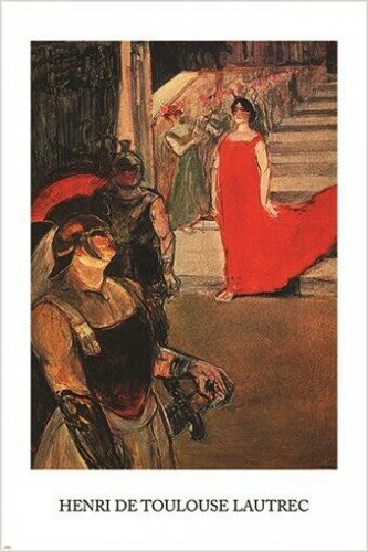 henri de toulouse lautrec L'OPERA MESSALINE A BORDEAUX fine art poster 20x30