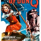a republic serial DAUGHTER OF DON Q comic book poster BRIGHT ANIMATED 20x30 a republic serial DAUGHTER OF DON Q comic book poster BRIGHT ANIMATED 20x30