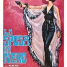 TRUFFAUT'S LA SPOSA IN NERO movie poster jeanne MOREAU style DRAMA 20x30