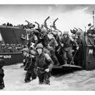 WW2 MARINES beach landing poster 20x30 b/w photo historic COLLECTORS IMAGE