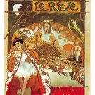 vintage french opera poster steinlen 20x30 the dream extravagent first rate