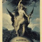 vintage ad poster BERLIN ELECTRIC COMPANY germany 1888  RARE HOT NEW 20x30