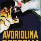 AVORIOLINA bertelli, VINTAGE AD poster IDEAL cream toothpaste A MAUZAN 20x30