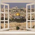 WINDOW into jerusalem SCENIC POSTER ancient historic COLLECTORS 20x30 rare