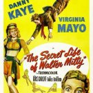 CLASSIC movie poster THE SECRET LIFE OF WALTER MITTY danny KAYE comedy 20x30