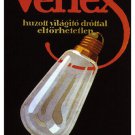 ELECTRIC LIGHTBULBS vintage poster lucien berhard FINLAND 1912 20x30 RARE