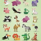CARTOON domestic and wild animals pack VINTAGE ART POSTER kid friendly 20x30