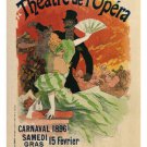 Carnival 1896 VINTAGE AD POSTER Jules Chéret France 20x30 UNIQUE prized hot