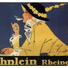 sohnlein RHEINGOLD vintage poster FRITZ carl GEORG rumpf GERMANY 1914 20x30