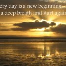 sunrise robuck bay MOTIVATIONAL POSTER QUOTE 20x30 golden light calm water
