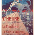 the machine to end the war VINTAGE POSTER henri ontassier france 1917 20x30