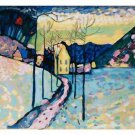v. KANDINSKY winter LANDSCAPE fine art POSTER 20x30 abstract EXPRESSIONISM v. KANDINSKY winter LANDSCAPE fine art POSTER 20x30 abstract EXPRESSIONISM