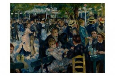 Renoir LE MOULIN DE LA GALETTE fine art print poster 20x30 impressionist