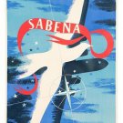 SABENA AIRLINE vintage ad poster DOVE UNIQUE design 20x30 rare hot new