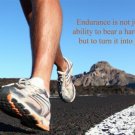 MARATHON inspirational poster 20x30 ENDURANCE SPORT road running