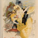 Théâtre de L'Opéra Vintage Ad Poster Jules Chéret France 1887 Prized Hot new
