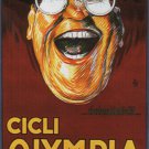 Olympia BICYCLES Vintage Ad Poster Achille MAUZAN Italy 1923 20x30 HOT NEW - QW0