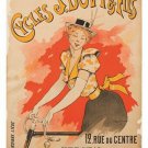 CYCLES J BOVY & SONS vintage french ad poster ARMAND HENRION 20x30 stylish