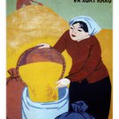 we are PRODUCING more FOOD vintage poster VIETNAM 20x30 golden WHEAT unique