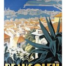 MONTE-CARLO vintage travel poster TOURISM superior vacation spot BOLD 20x30