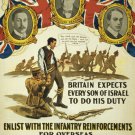 PROPAGANDA VINTAGE POSTER Britain Son of Israel Recruitment RARE NEW 20x30