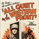 all quiet on the western front VINTAGE MOVIE POSTER universal 1930 20x30 NEW
