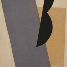 lyubov sergeievna popova COMPOSITION blue-yellow-black VINTAGE POSTER 20x30