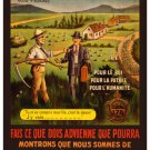 french-canadians WW1 vintage ENLISTMENT POSTER 20x30 patriotic troops NEW