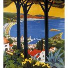la ciotat VINTAGE TRAVEL POSTER beautiful coastline FRENCH collectible 20x30
